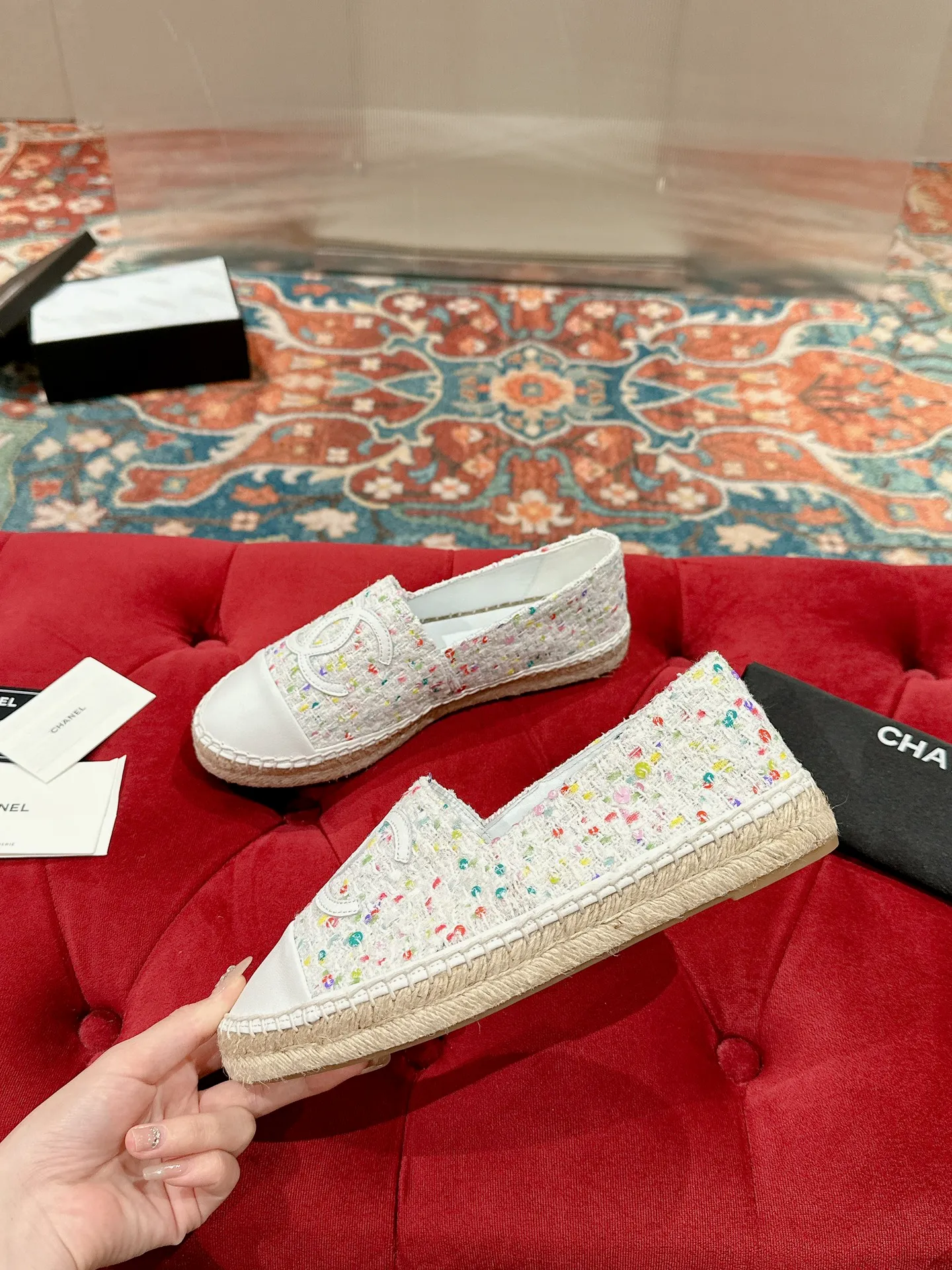 👟👟Ex-factory price 400👟👟 CHANEL 2024 early spring new fisherman shoes, top version 👏👏The inner pads are all made of original imported sheepskin! Code number: 35 - 40 (34.41.42 customized, non-returnable) standard code with full set of packaging